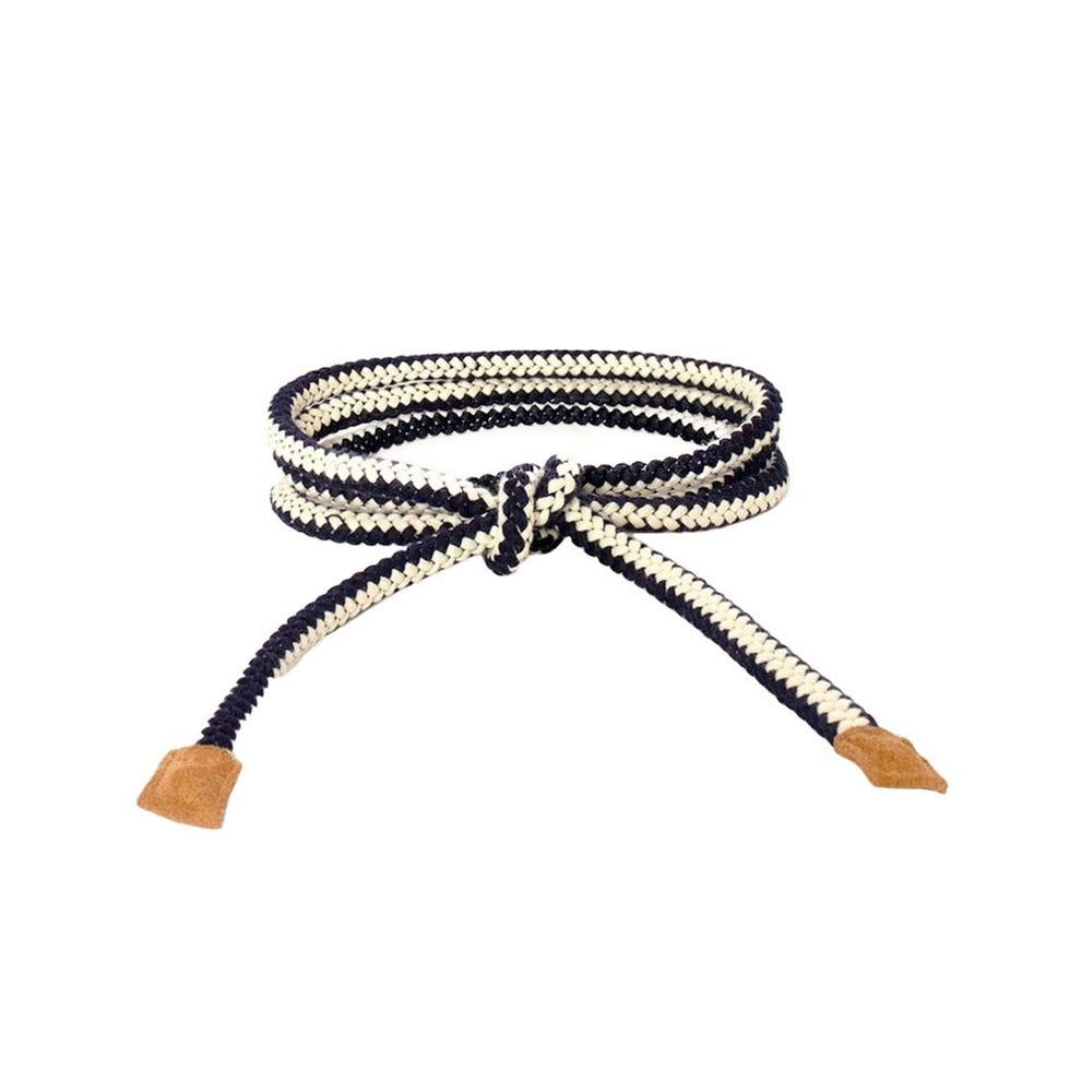 Navy Sand Roper Belt