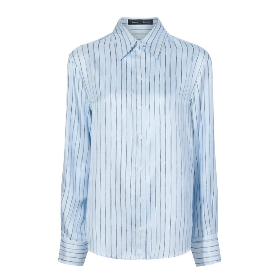Stripe Silk Twill Shirt