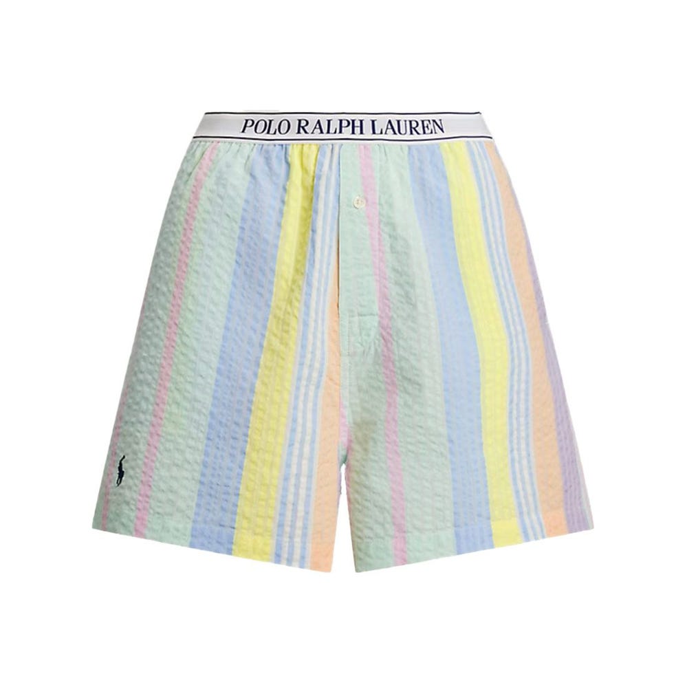 Striped Seersucker Boxer Shorts