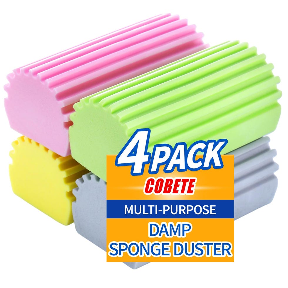 Damp Duster Sponge, 4-Pack 