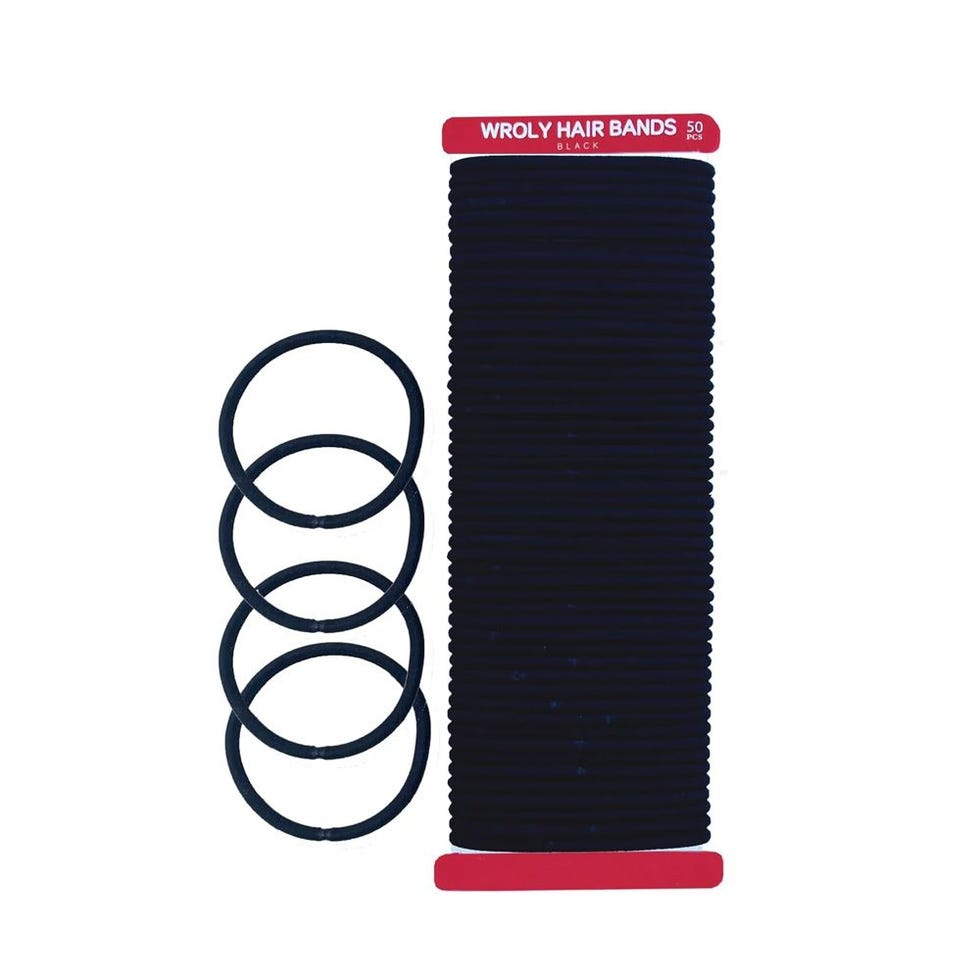 WROLY Hair Bands - 50 pack