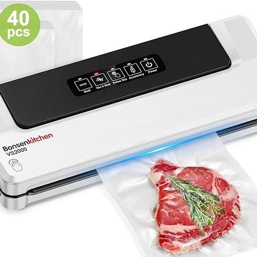 Bonsenkitchen Envasadora al Vacío 5 en 1