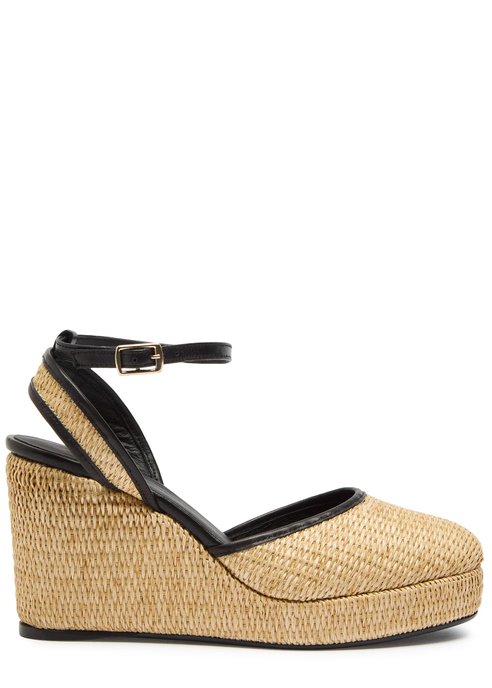 Cass woven wedge espadrilles