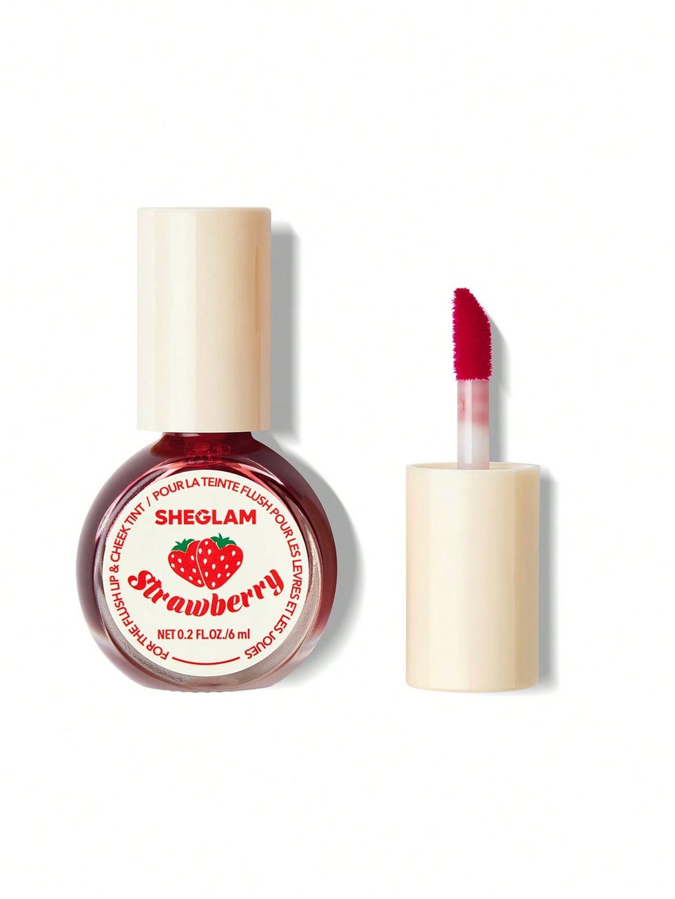 Para el tinte de labios y mejillas ruborizados