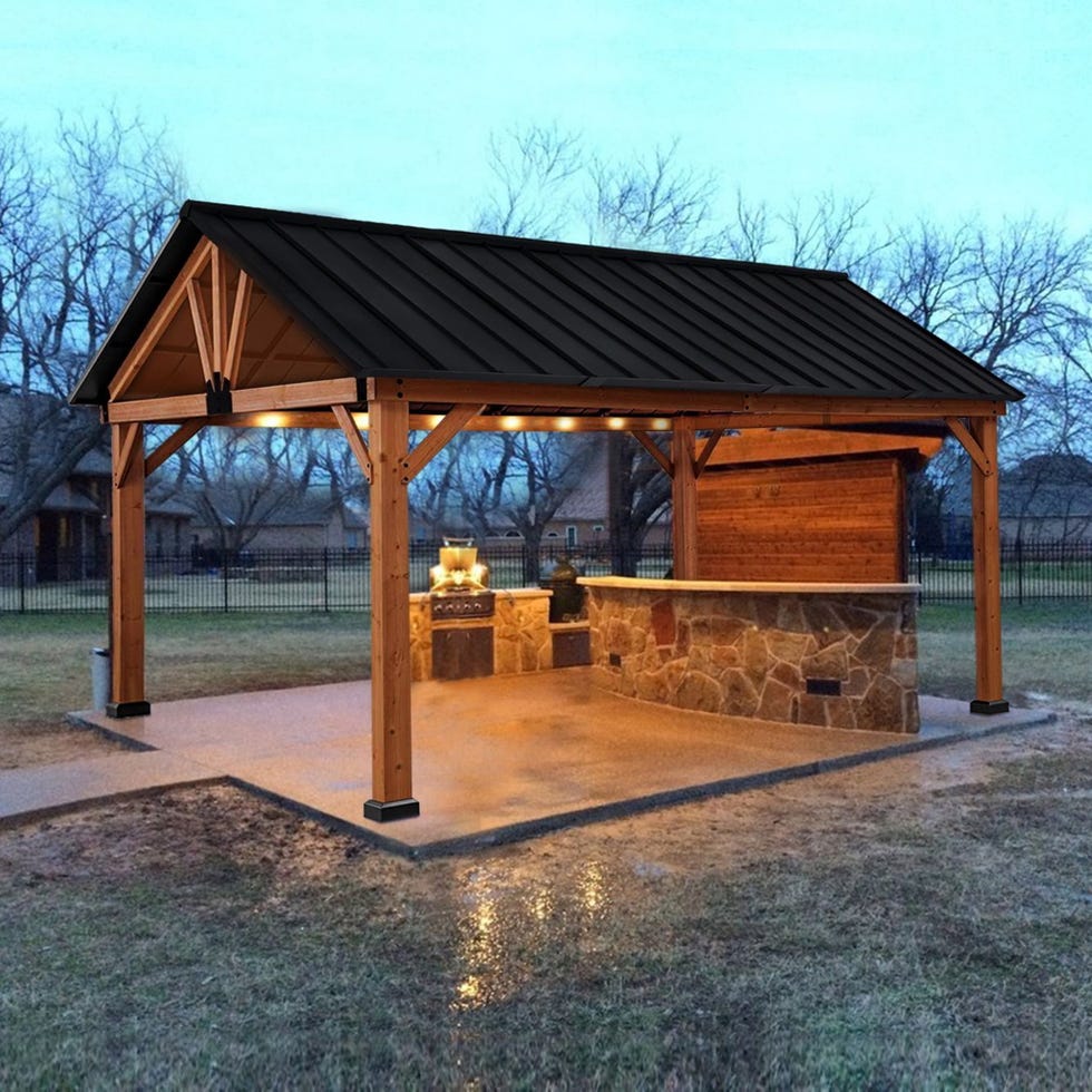 Hardtop Gazebo with Galvanized Steel Roof