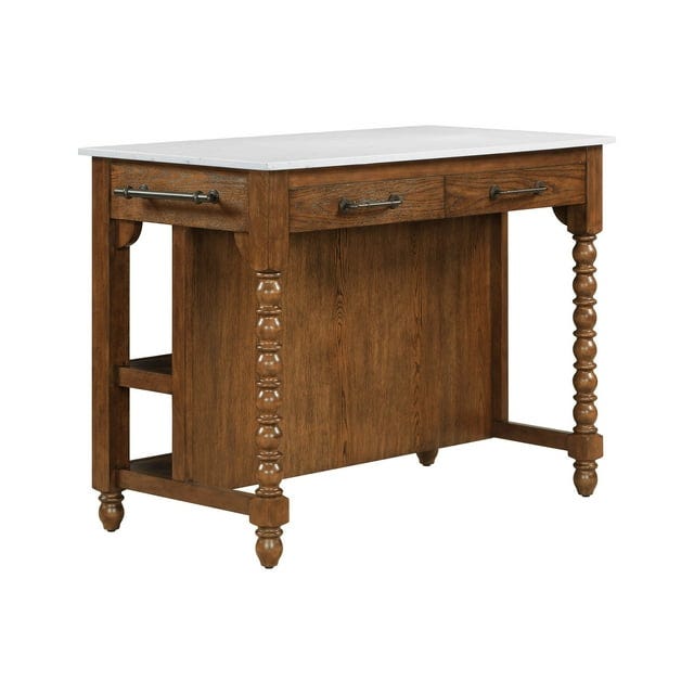 Harper Kitchen Island with Drawers