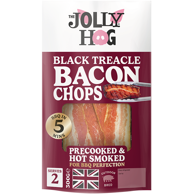 Black Treacle Bacon Chops 300g