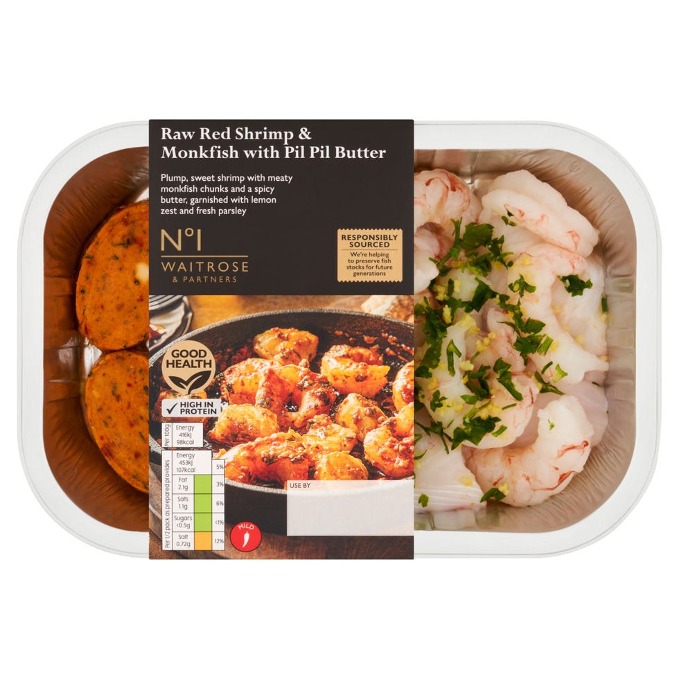 No.1 Raw Red Shrimp & Monkfish with Pil Pil Butter 249g