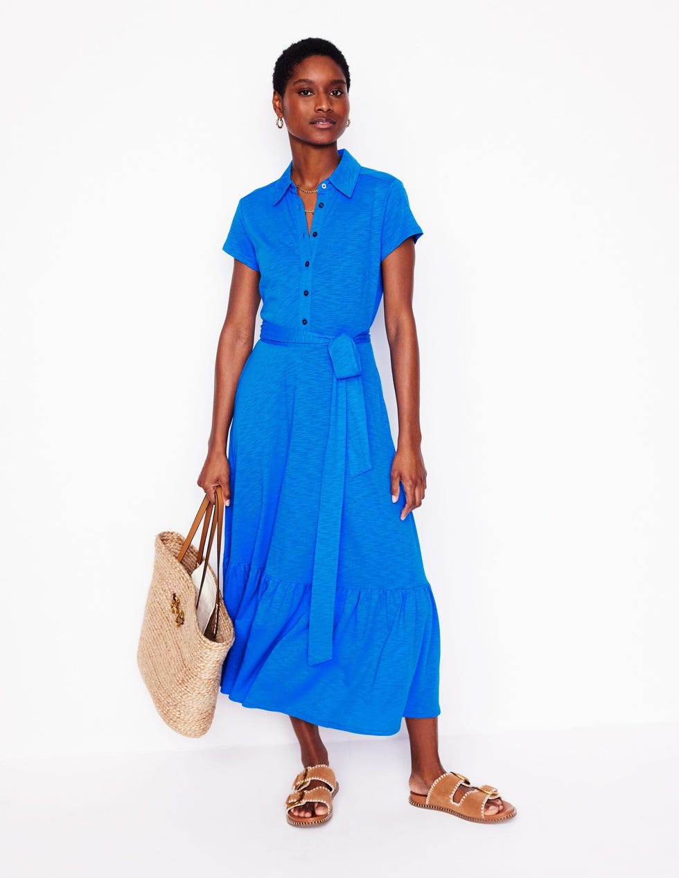 Cressida Jersey Shirt Dress
