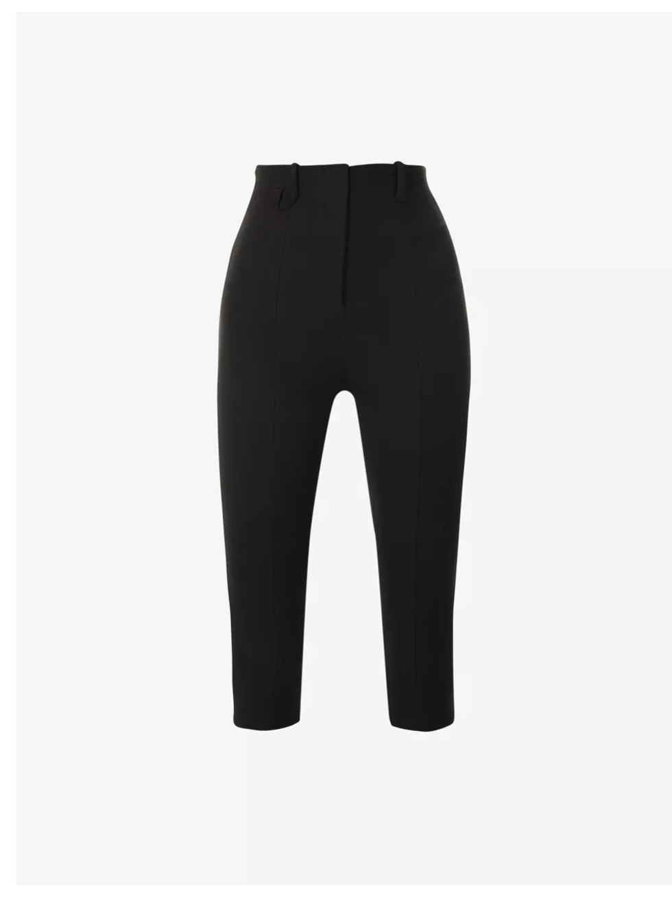 Jacquemus capri twill cropped straight-leg trousers