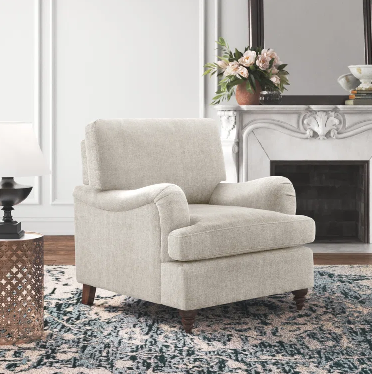 Courchevel 34.5" W Polyester Armchair