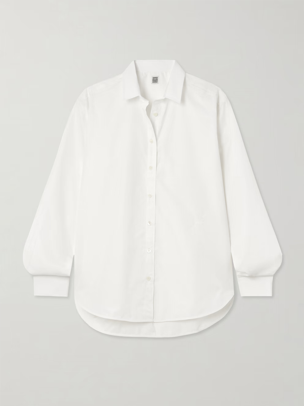 Toteme oversized poplin shirt