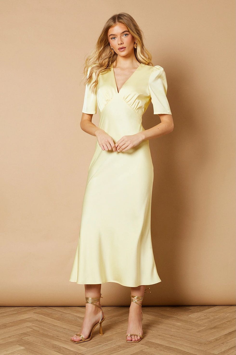 Satin Midaxi Dress