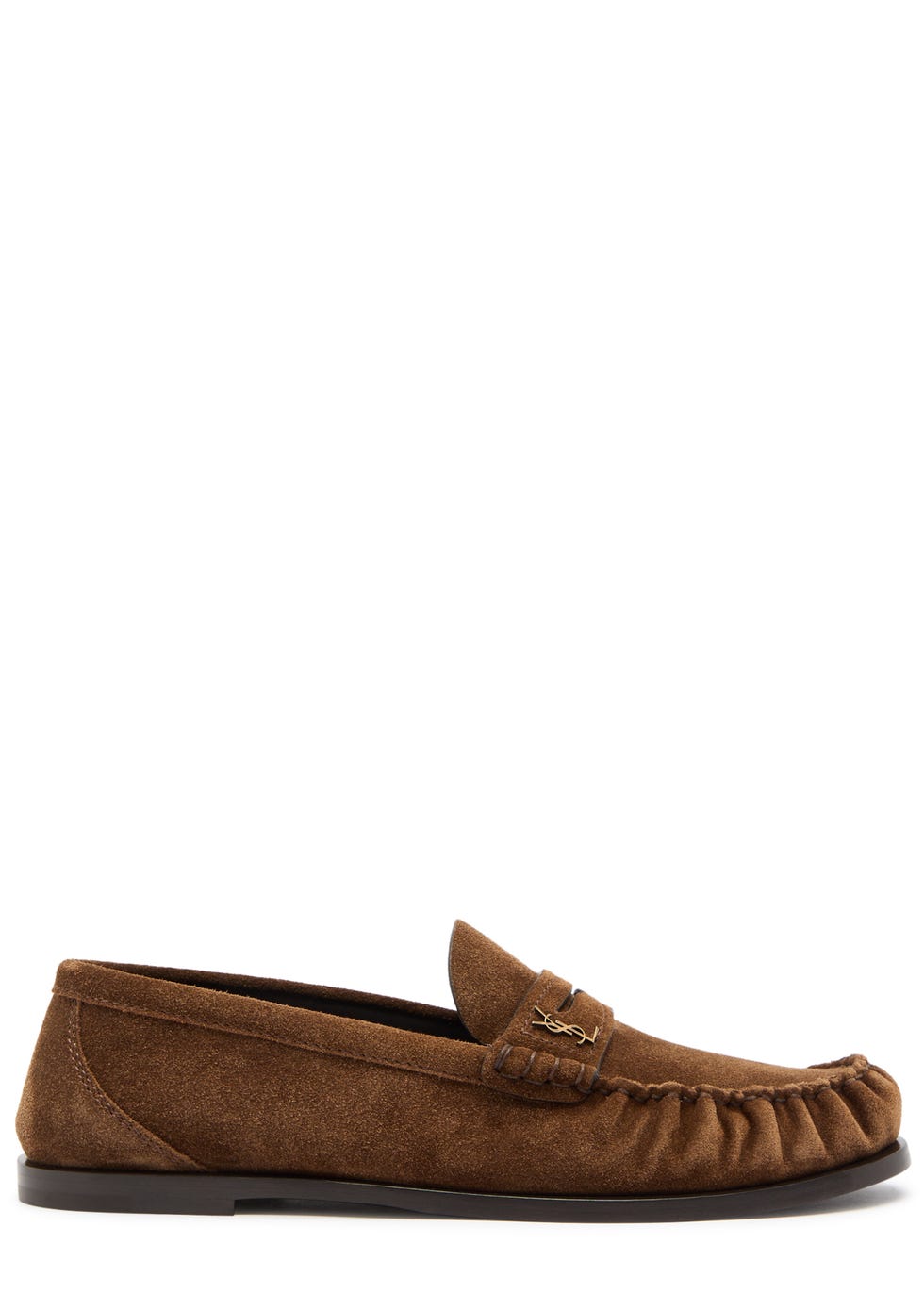 Saint Laurent suede loafers