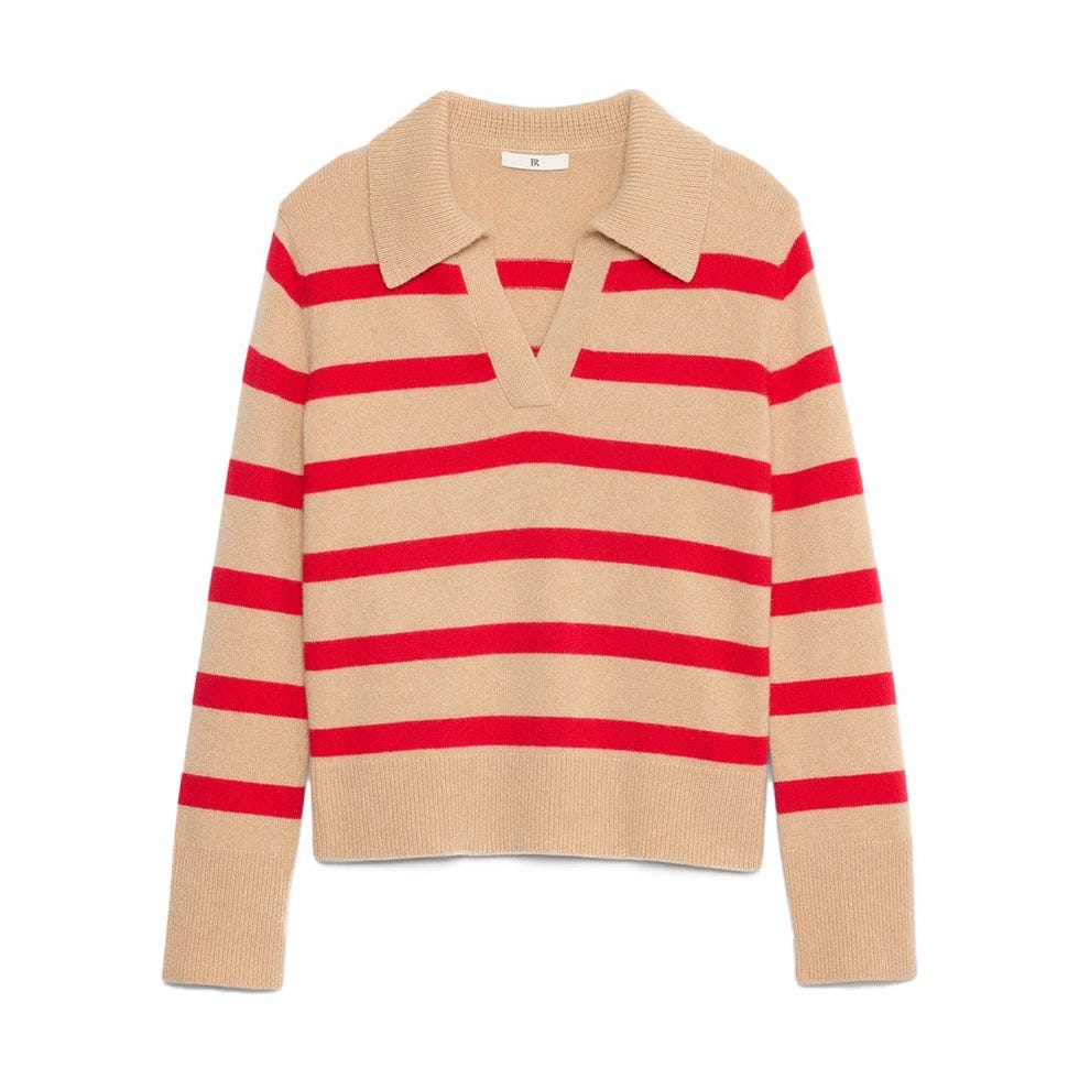 Cashmere Rugby Sweater Polo Shirt