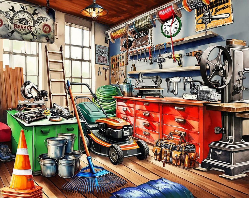 Tool Man's Garage - 1,000 Piece 