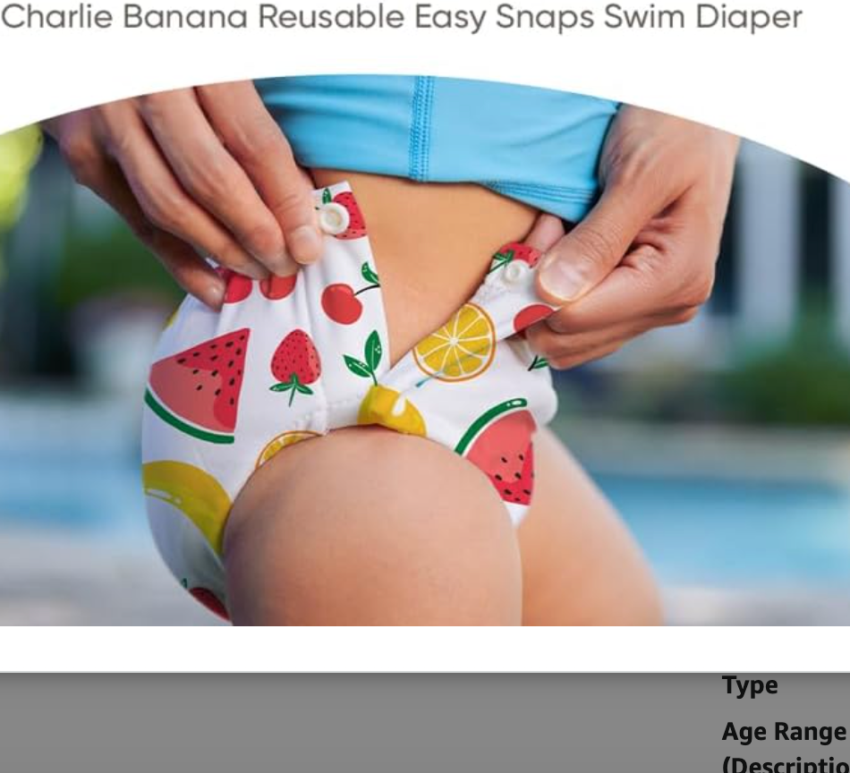 Reusable Swim Diaper