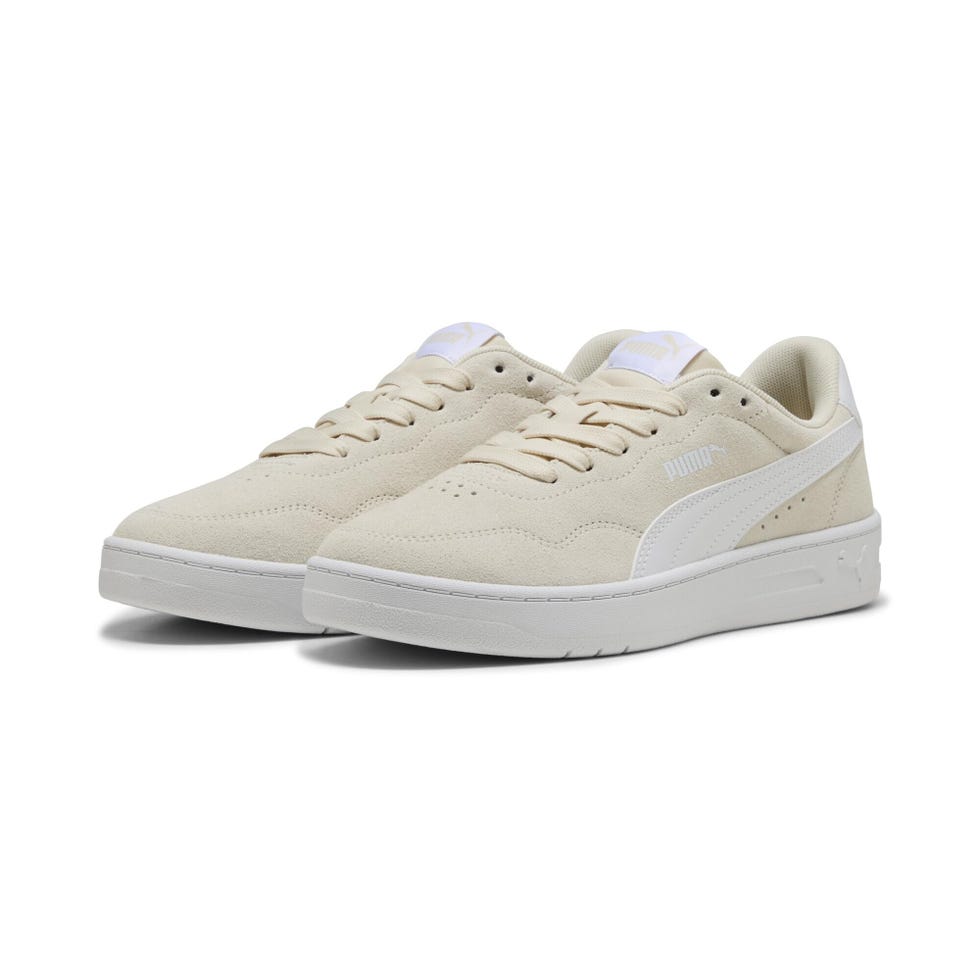 Zapatillas de ante beige