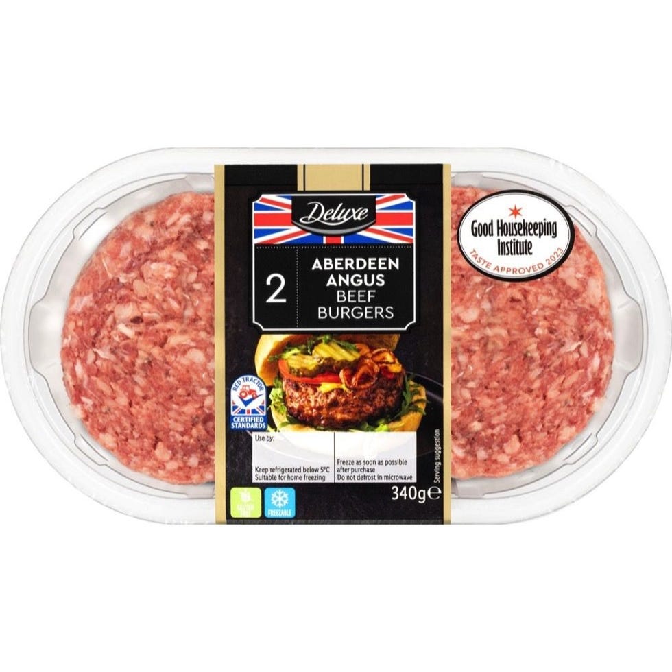 Deluxe Aberdeen Angus Burgers 340g