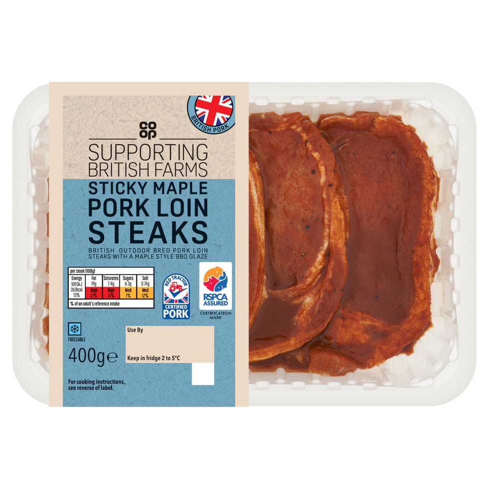 Maple BBQ Pork Loin Steaks 400g