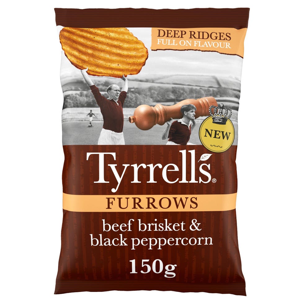 Furrows Beef Brisket & Black Peppercorn Sharing Crisps 150g