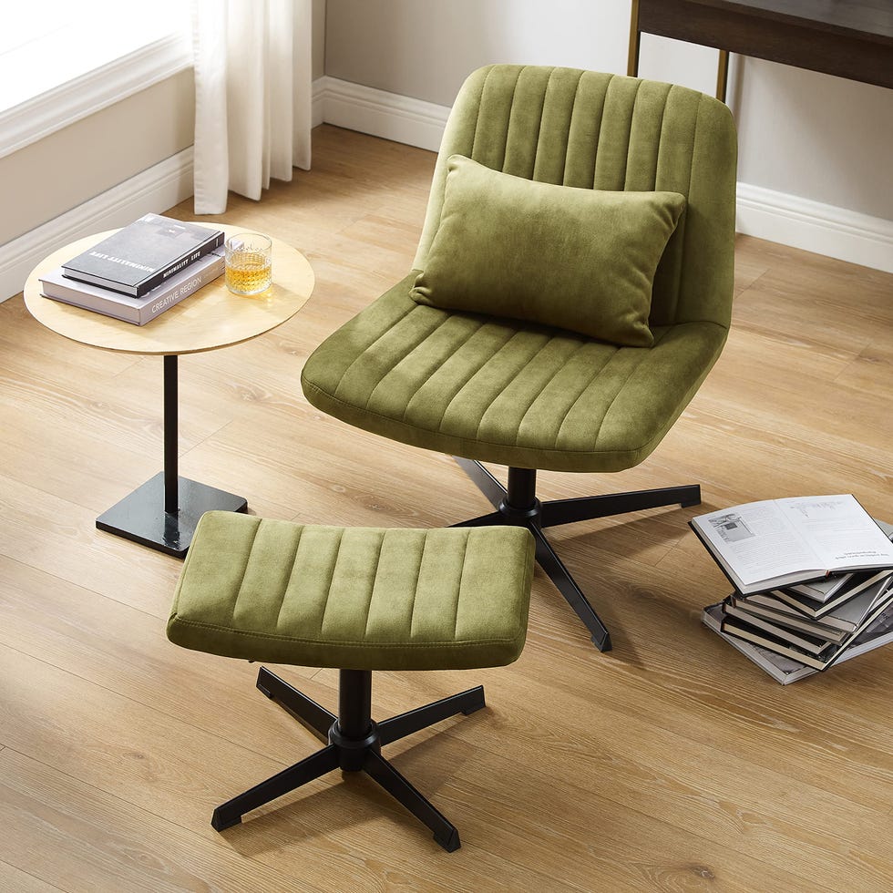 Desk Chair with Foot Rest