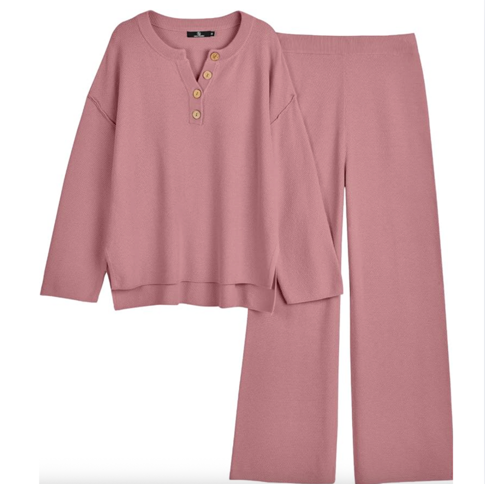 Pink Two-Piece Lounge Set 