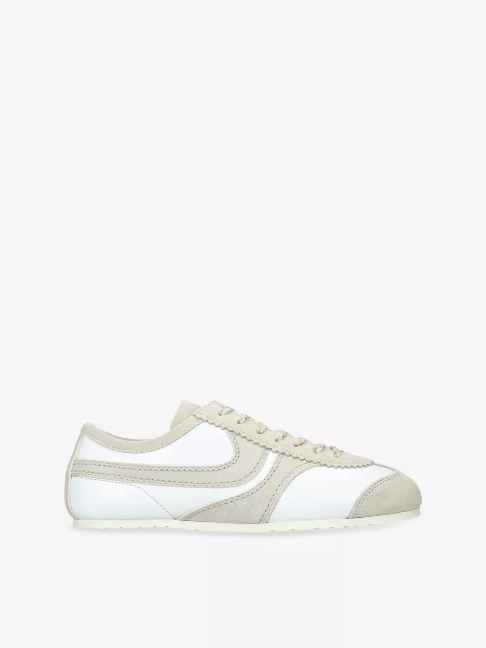 Dustin Stripe Suede Low-Top Trainers