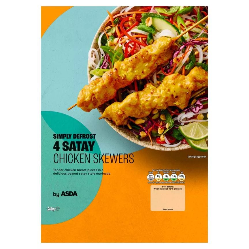 Satay Chicken Skewers 340g