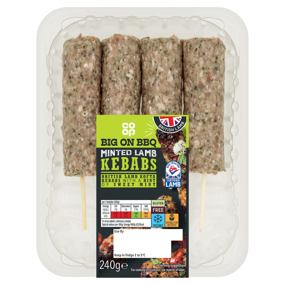 British Minted Lamb Kebabs 240g