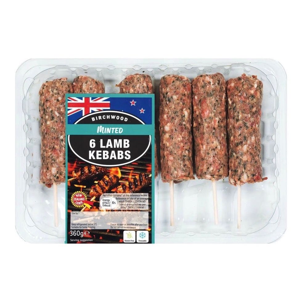 Birchwood Minted Lamb Kebabs 360g