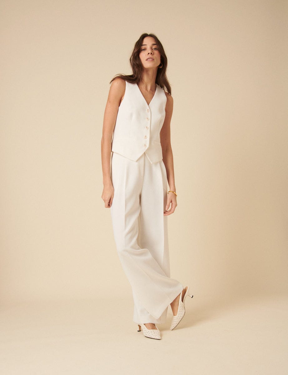 "I've always wanted a white suit, and this one will be useful for events and summery city breaks as well as for work." - Social Media Manager, Bridie Robin-Cammell