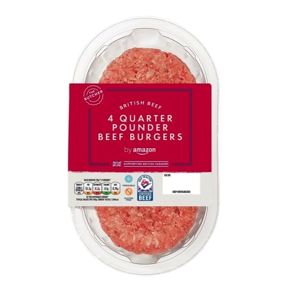 Quarter Pounder Beef Burgers 454g