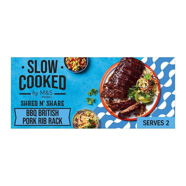 Slow Cooked BBQ Pork Rib Rack 615g