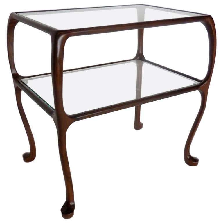 Dos Gallos Custom Curvy Side Table