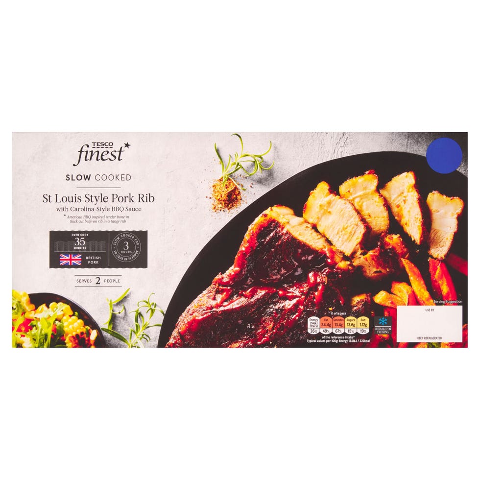 Finest St Louis Style Pork Rib with Carolina Style BBQ Sauce 510g