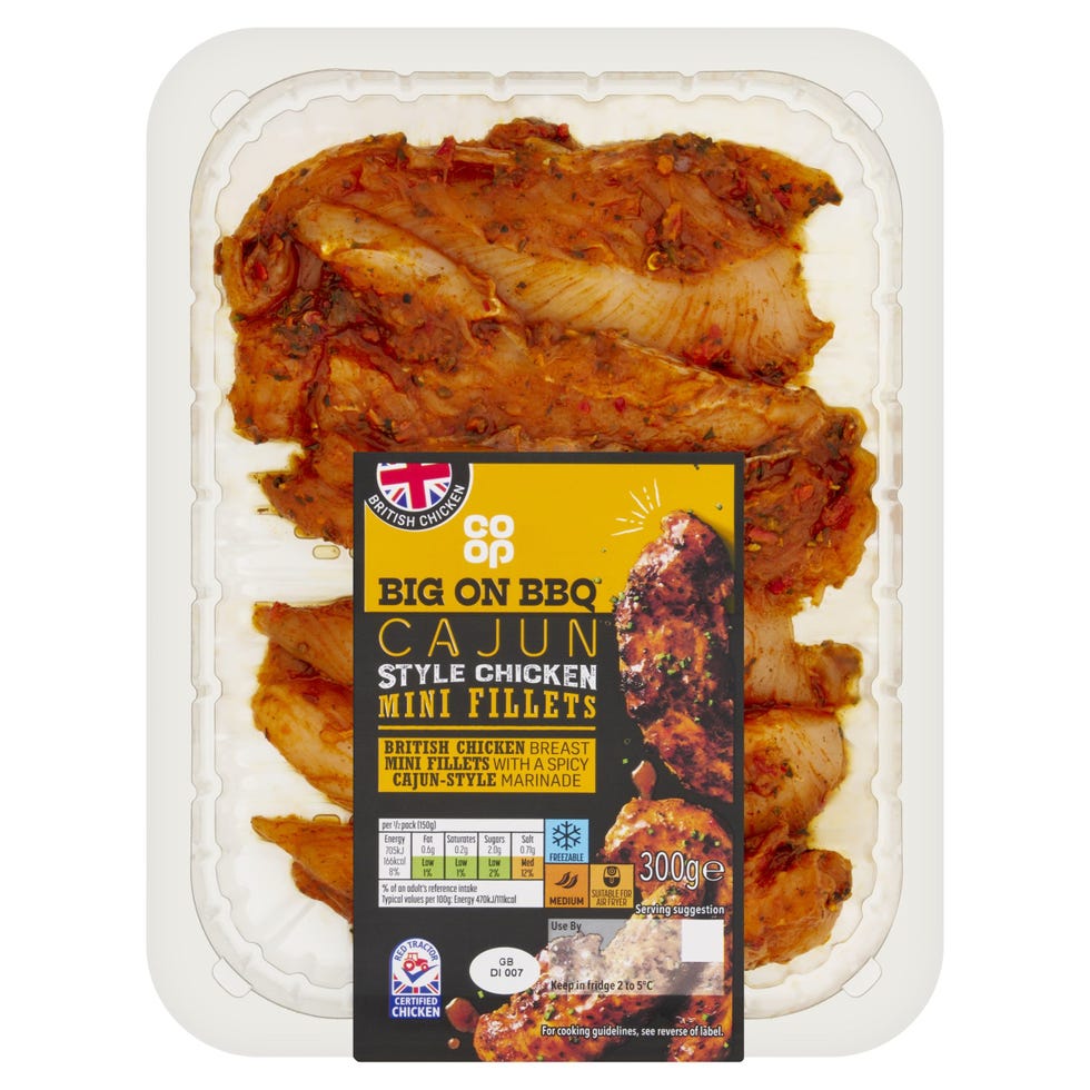 Cajun Chicken Mini Fillets 300g