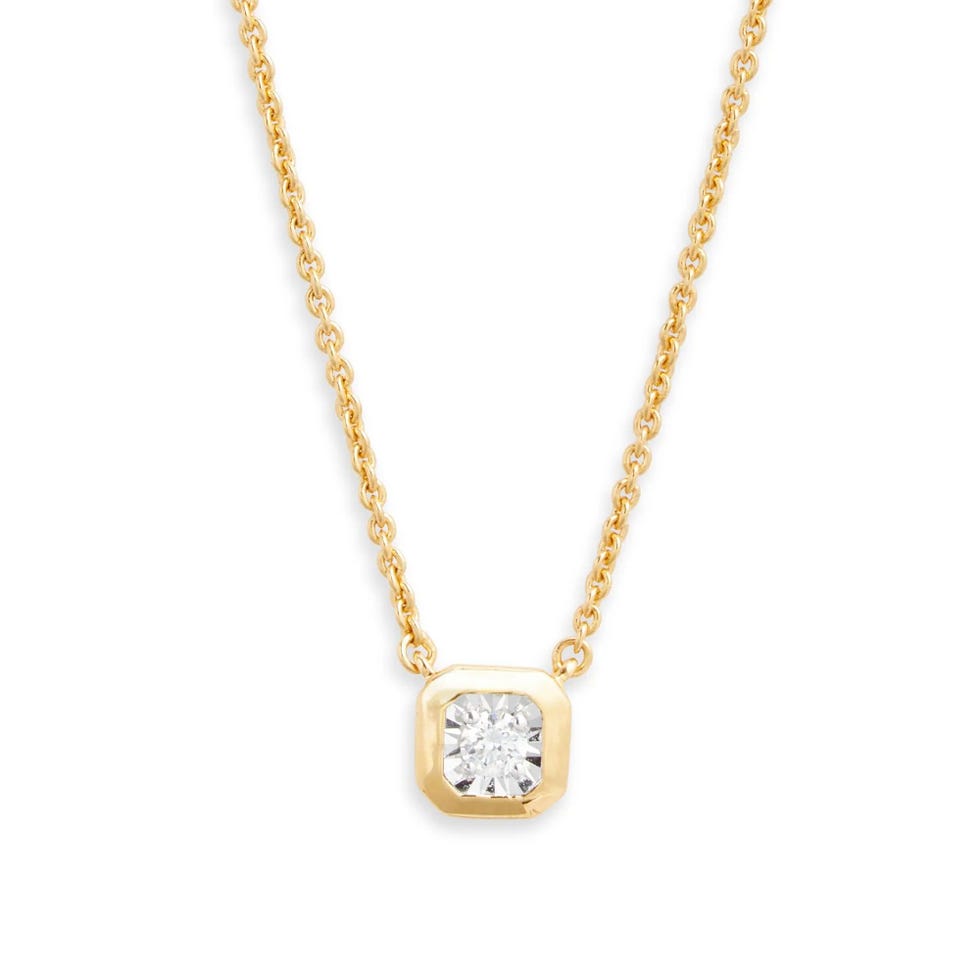 Lab Created Diamond Pendant Necklace