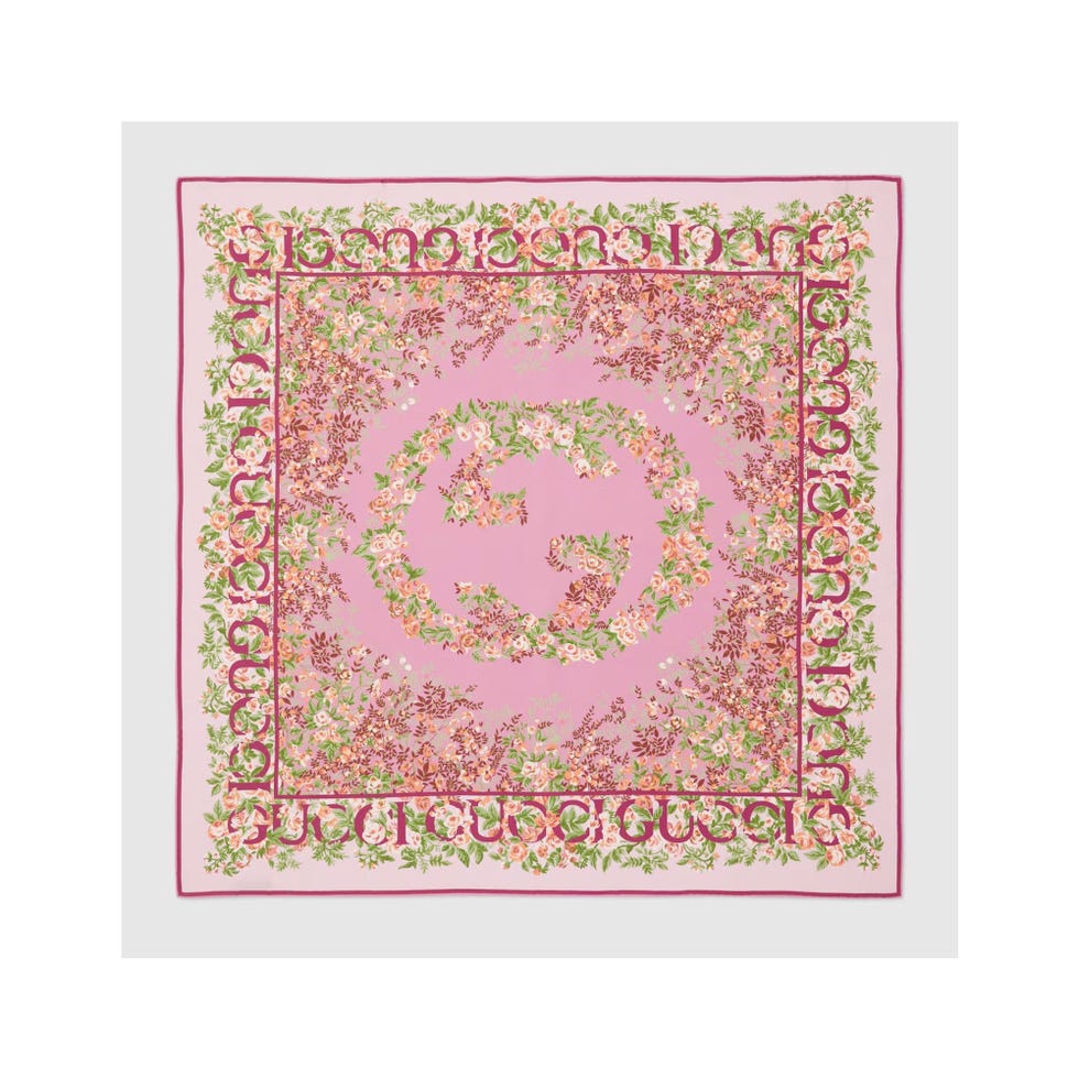 Printed Silk Carré