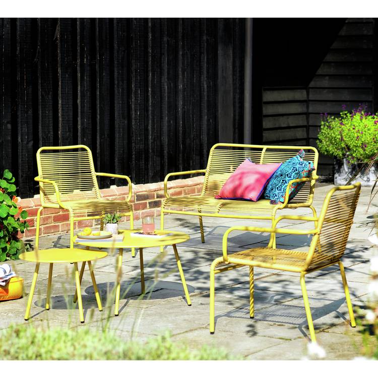 Ipanema 4 Seater Rattan Effect Garden Sofa Set