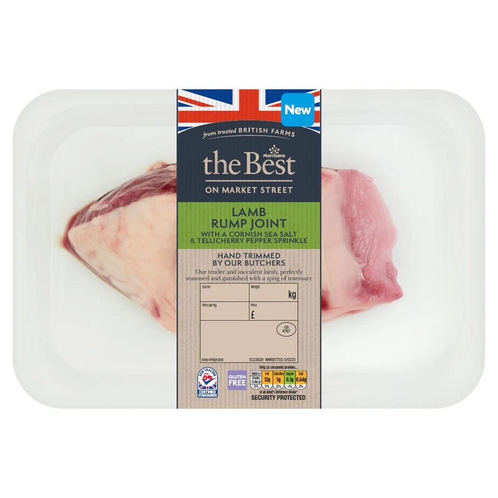 The Best Sea Salt And Tellicherry Pepper Lamb Rump Joint 450g