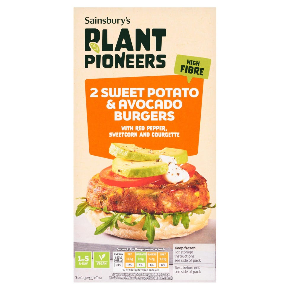 Plant Pioneers Sweet Potato & Avocado Burgers 227g