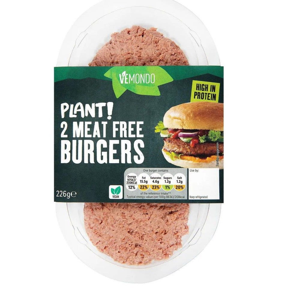 Vemondo Meat Free Burger 226g