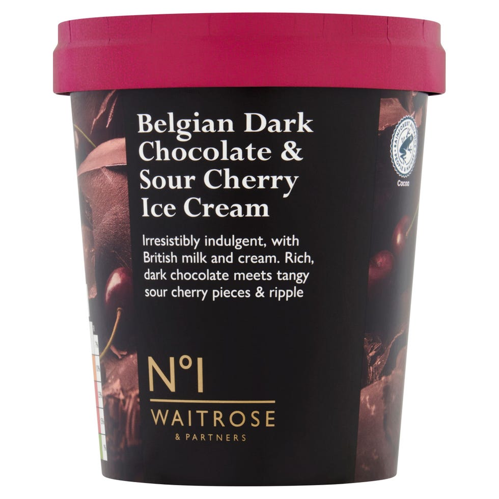 No.1 Belgian Dark Chocolate & Sour Cherry Ice Cream 480ml
