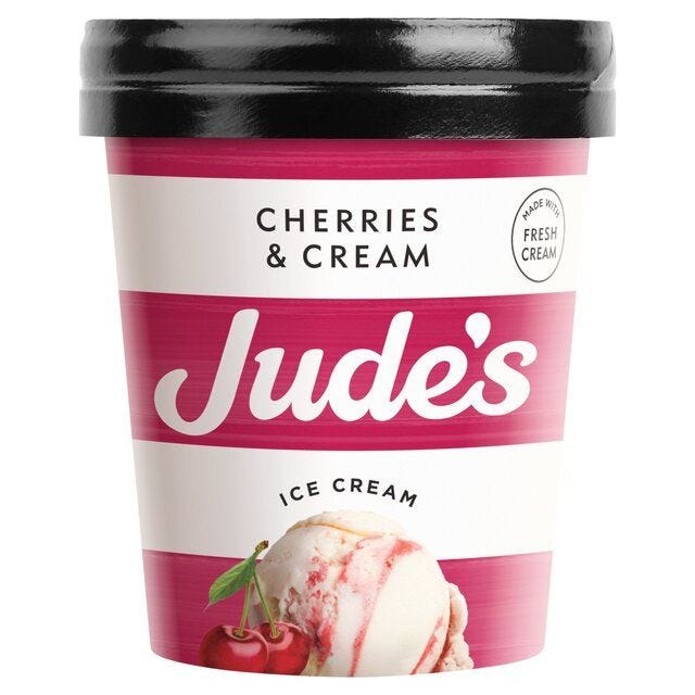 Cherries & Cream Ice Cream 460ml