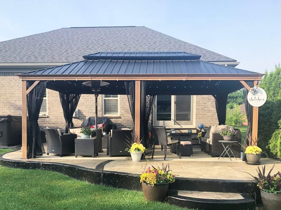 12' X 18' Outdoor Hardtop Gazebo