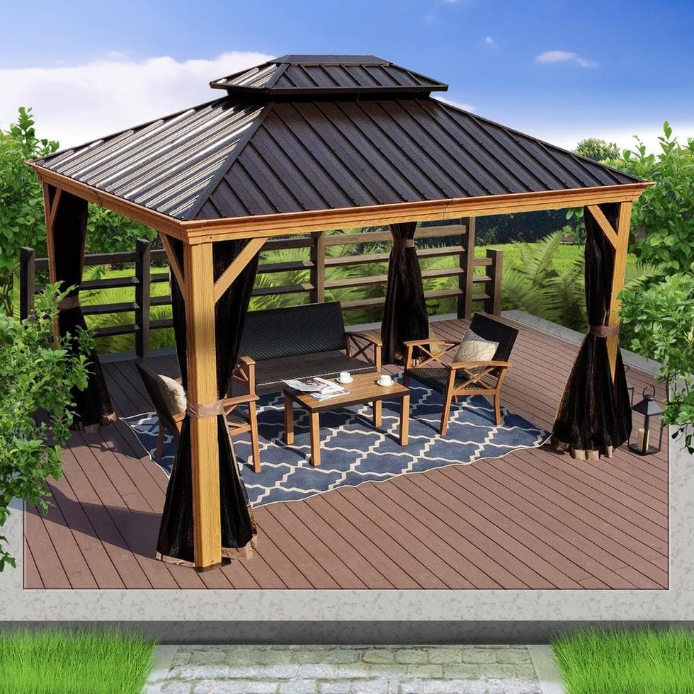 10' X 12' Aluminum Hardtop Gazebo 