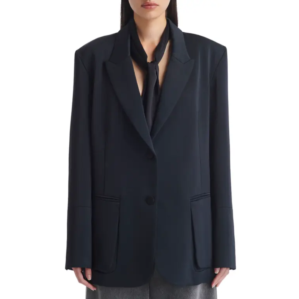 Sweet Pea – Blazer mit Krawattenkragen