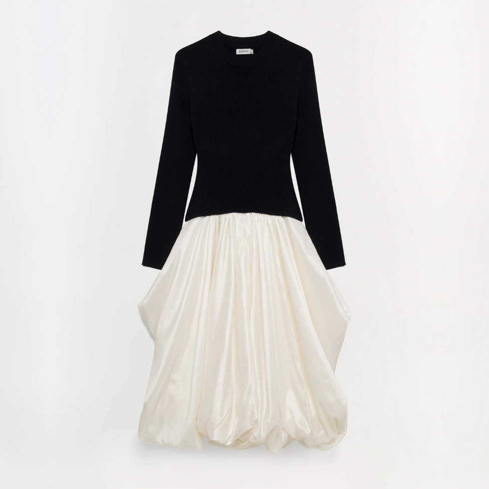 Kenlie Midikleid mit Stehkragen