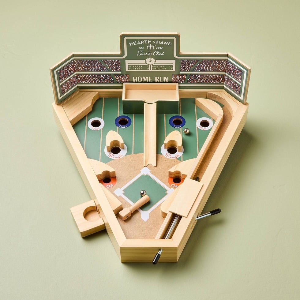 Baseball Wooden Pinball Game